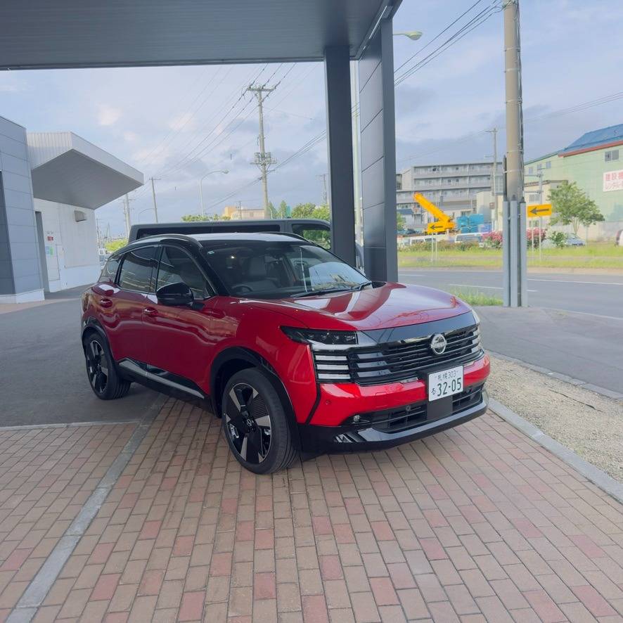 新型車試乗と【北海道 株式会社クレセント】